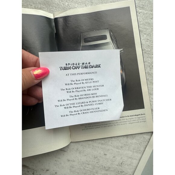 Spider-Man Turn Off The Dark Broadway Playbill Lot Of 2 - April & July 2011 Edit - Picture 3 of 6